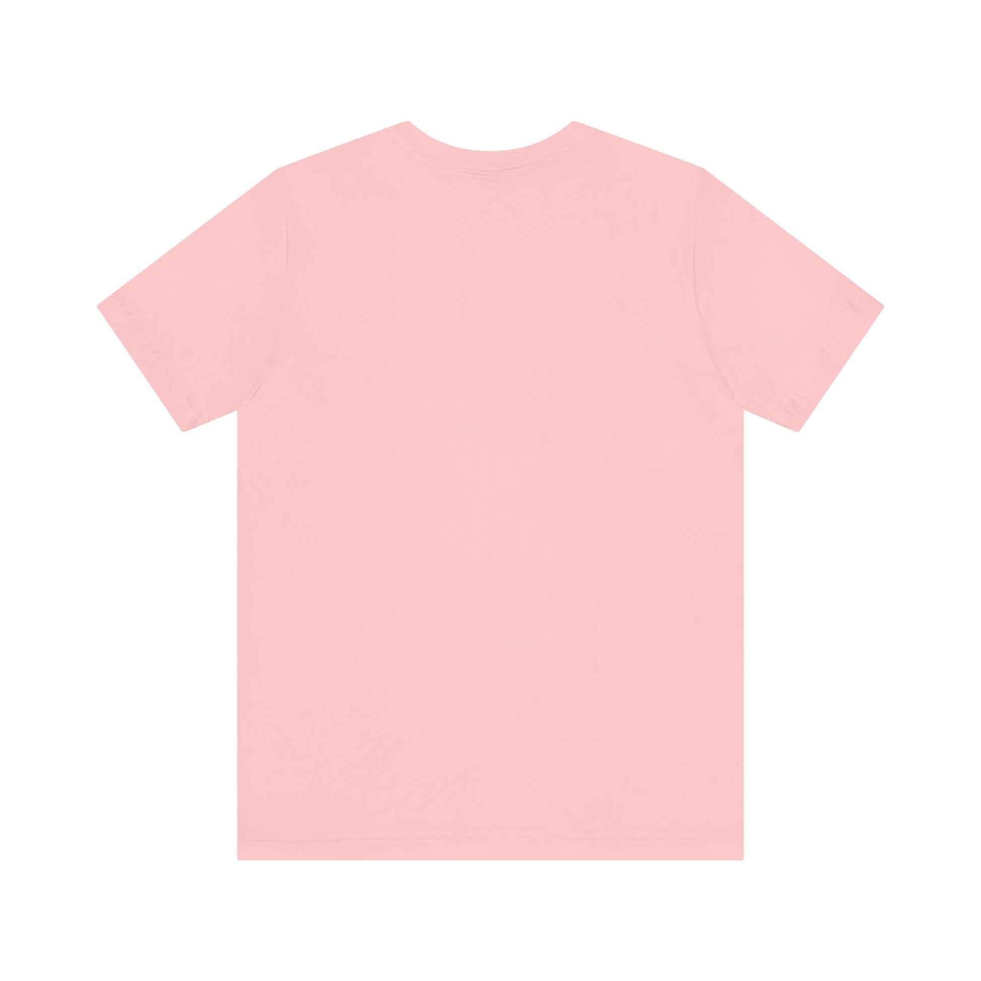 Back view of a pink Funny Cowgirl Shirt, Humorous Top, Sarcastic Cowgirl Shirt design.