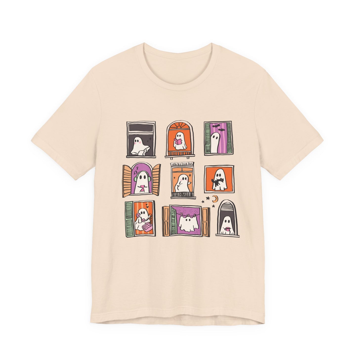 Ghostly Frames T-Shirt, Halloween Tee, Spooky Shirt - PopCultureByDesign36