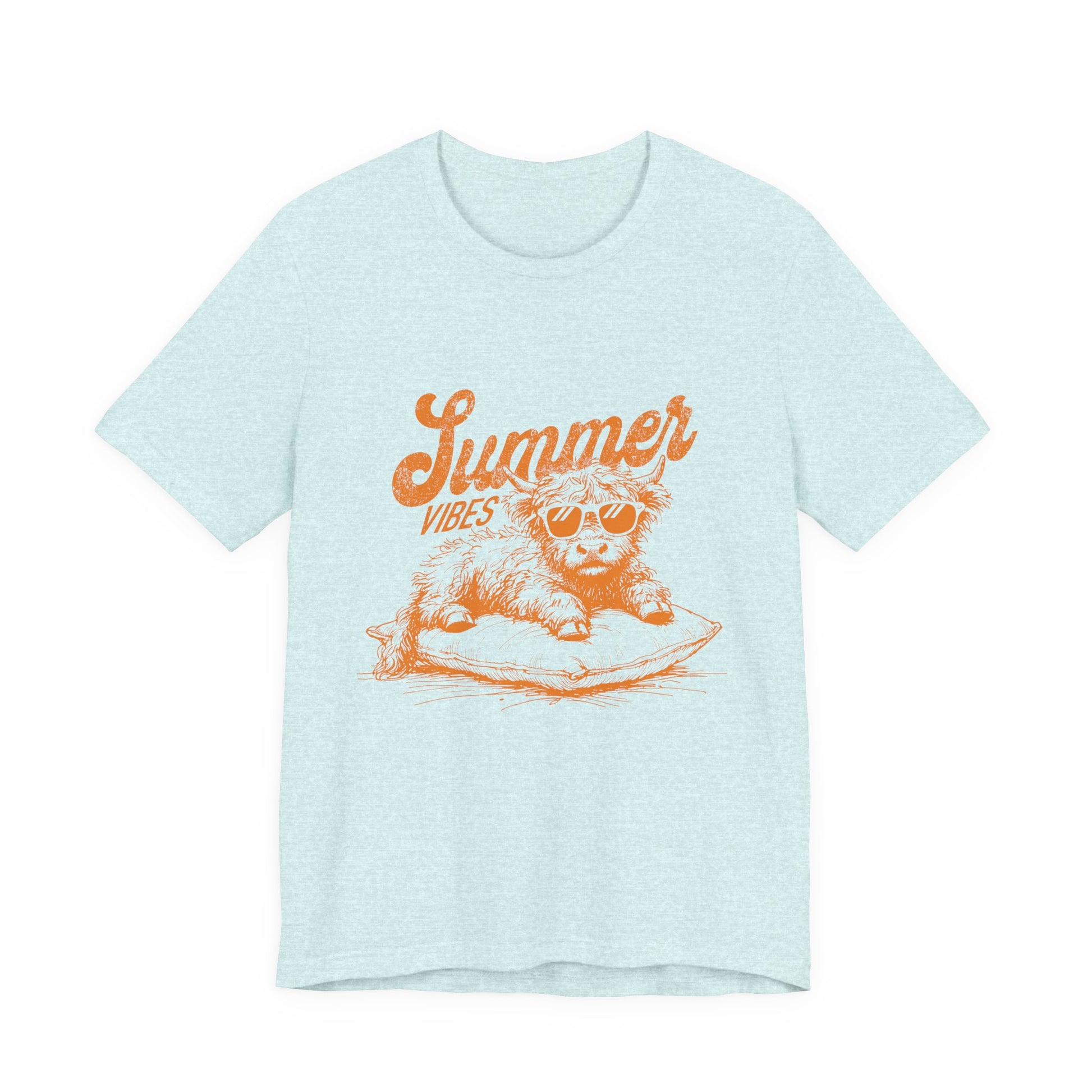 Summer Vibes Highland Cow Shirt, Western Shirt, Cow Shirt - PopCultureByDesign36