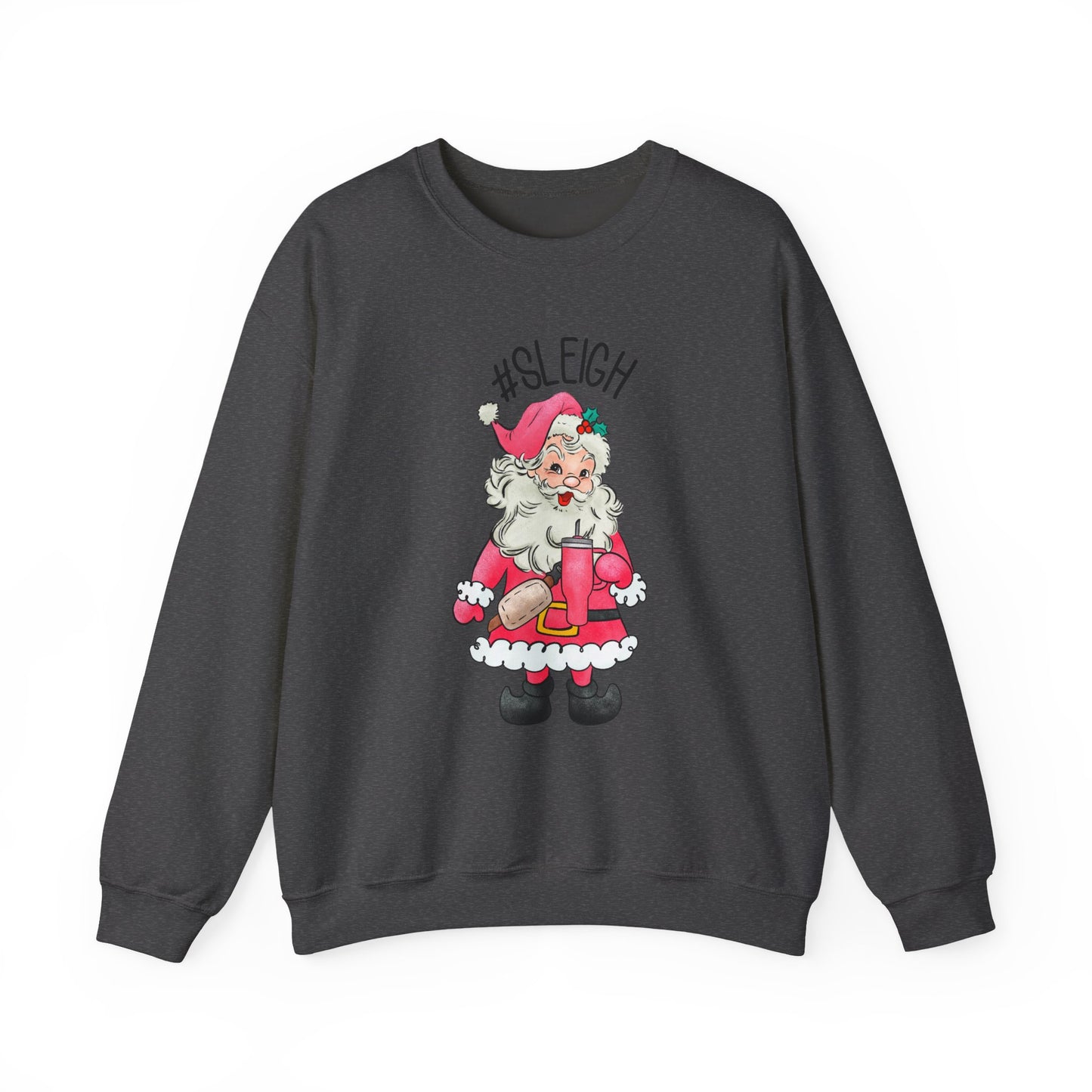 Sleigh santa, Retro Santa Sweater,Vintage Santa Christmas Sweatshirt - PopCultureByDesign36