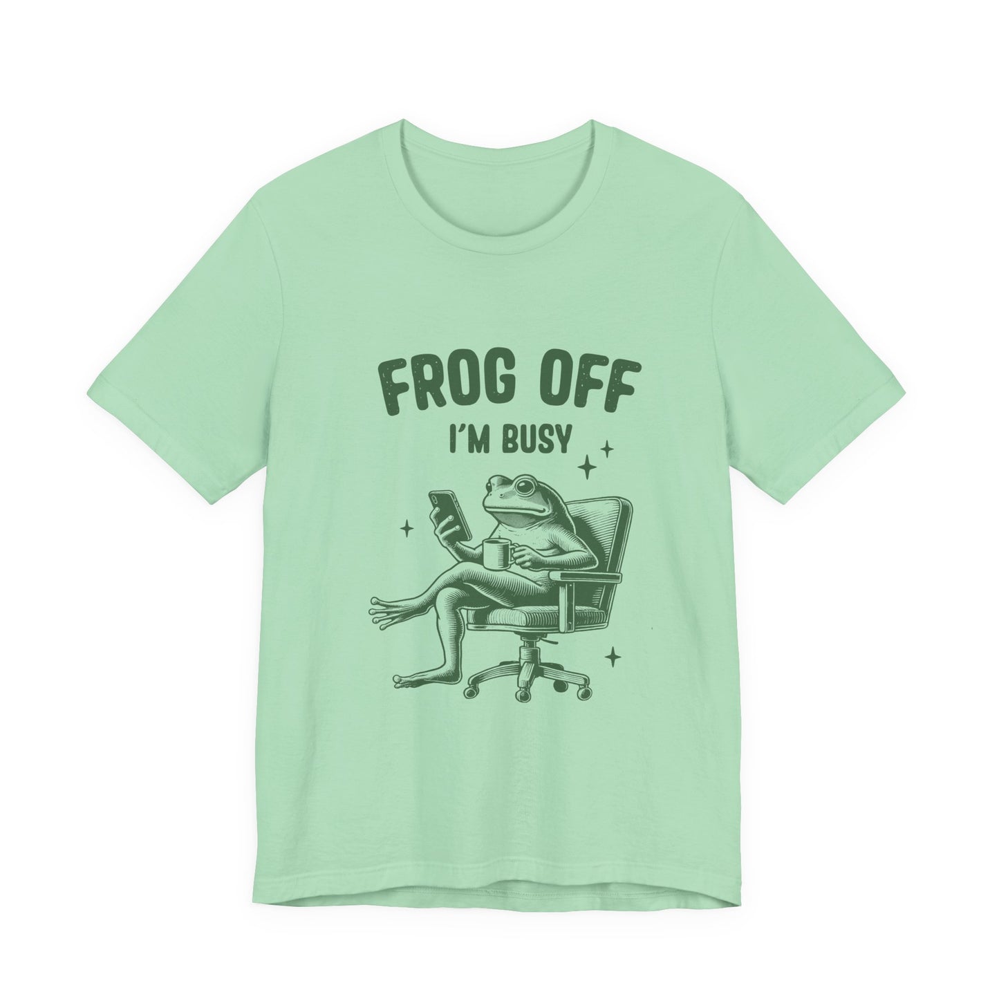 Frog Off Im Busy Shirt, Frog Pond TShirt, Meme Frog Shirt - PopCultureByDesign36