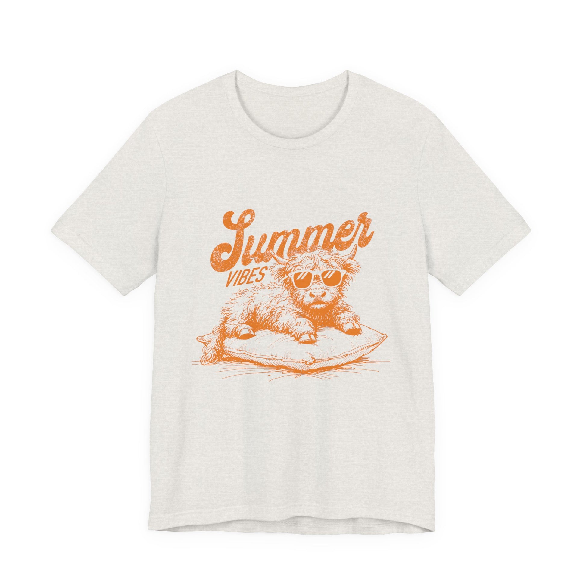 Summer Vibes Highland Cow Shirt, Western Shirt, Cow Shirt - PopCultureByDesign36