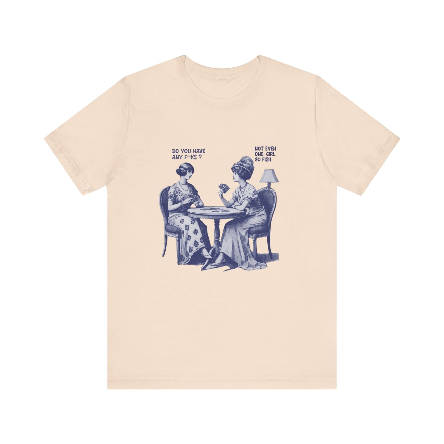 Funny Card Playing Tee, Card Playing Lovers Tee, Vintage Style Top - PopCultureByDesign36