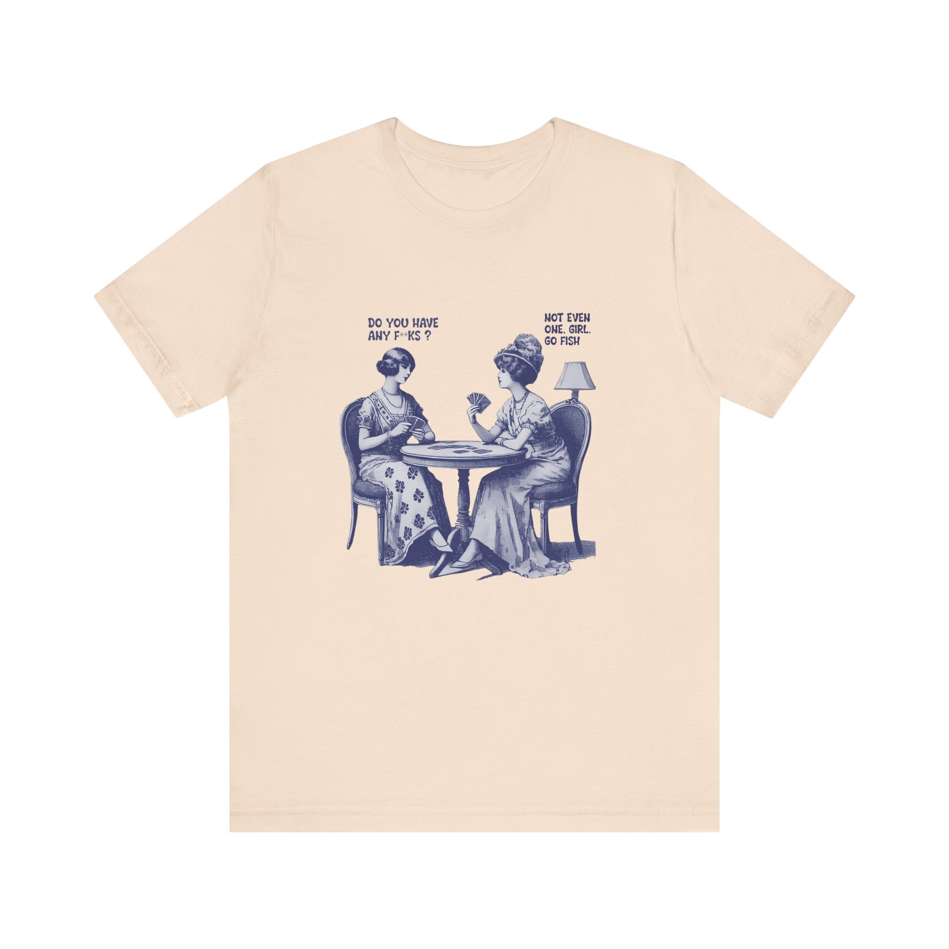 Funny Card Playing Tee, Card Playing Lovers Tee, Vintage Style Top - PopCultureByDesign36