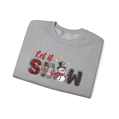 Let It Snow Sweatshirt, Christmas Tis The Season Sweatshirt, Merry Christmas - PopCultureByDesign36