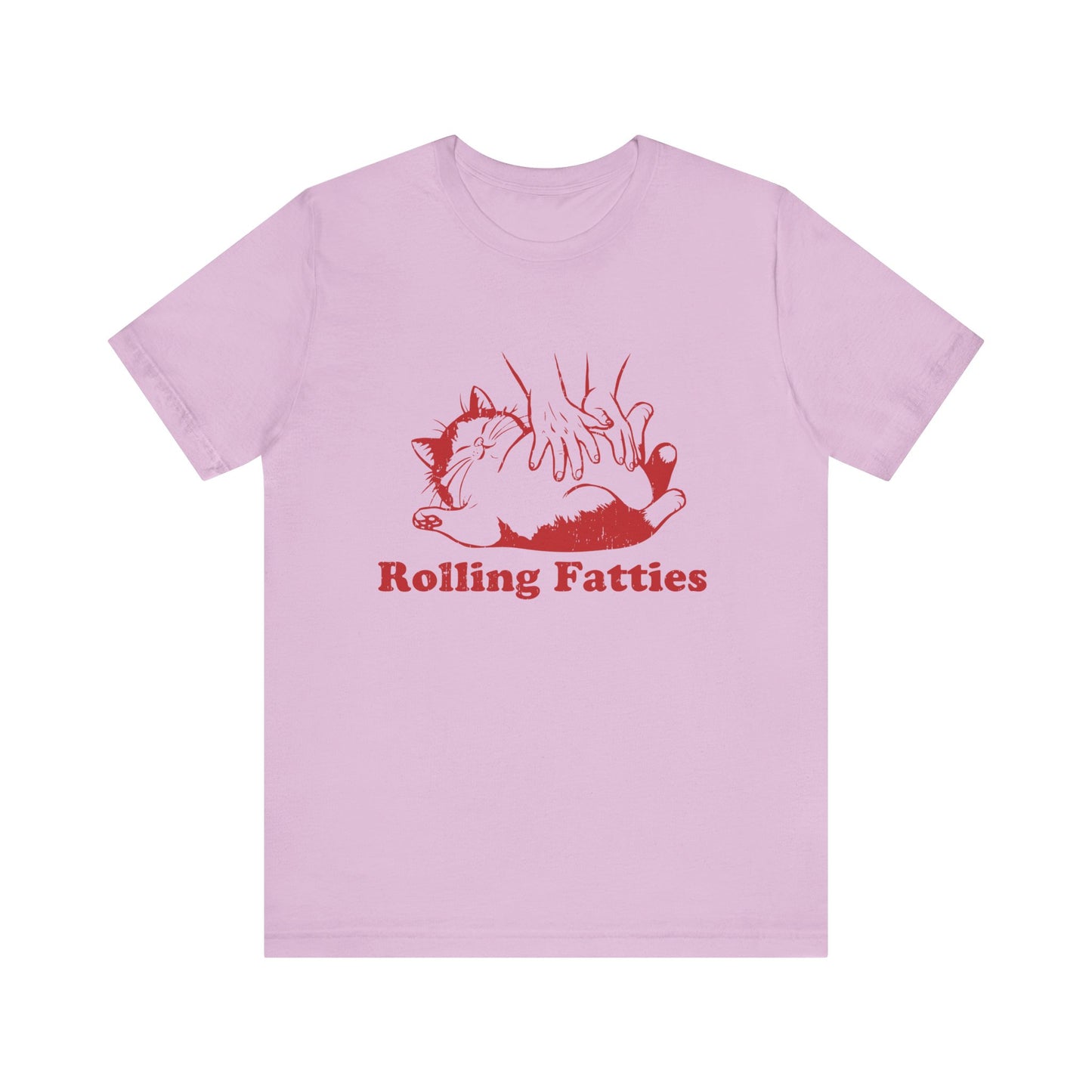 Rolling Fatties Cat TShirt, Funny Cat Graphic Shirt, Cat Lovers Gift - PopCultureByDesign36