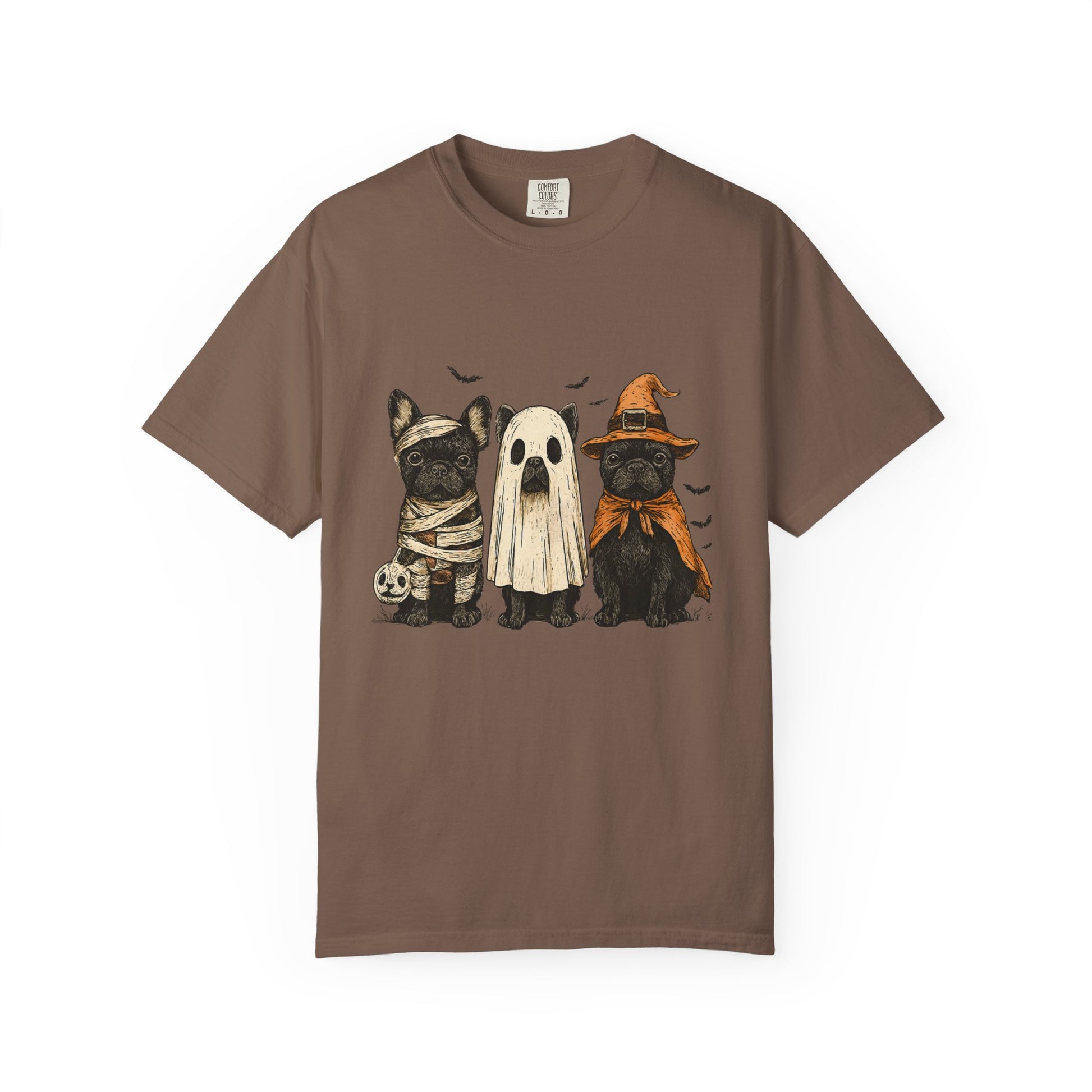 French Puppies Halloween T-shirt, Cute Frenchie Halloween, Dog Lover Shirt - PopCultureByDesign36