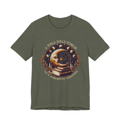 Reading Shirt, Librarian Shirt, Celestial Shirt, Book Lover Tee - PopCultureByDesign36