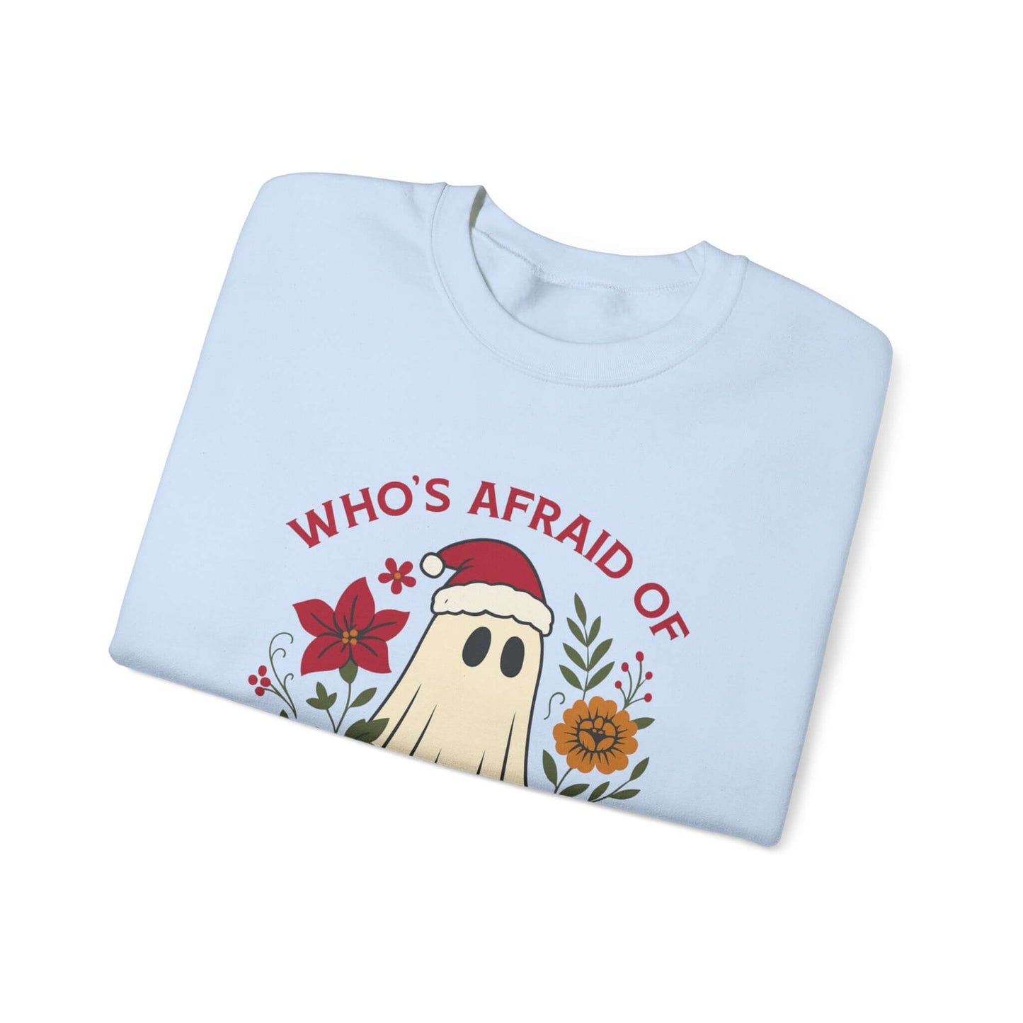 Halloween Ghost Santa Shirt, Bougie Ghost Sweatshirt