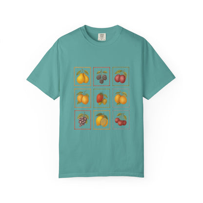 Vintage Fruit Stamp Shirt, Art Graphic Fruit Shirt, Fruit Stamp - PopCultureByDesign36