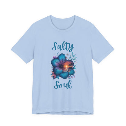 Summer Salty Soul T-shirt, Trendy Summer Shirt, Retro Summer T-shirt - PopCultureByDesign36