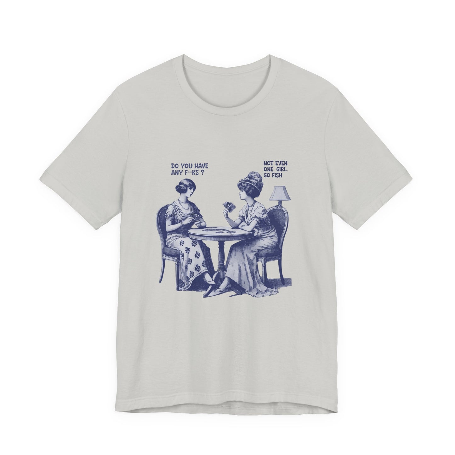 Funny Card Playing Tee, Card Playing Lovers Tee, Vintage Style Top - PopCultureByDesign36