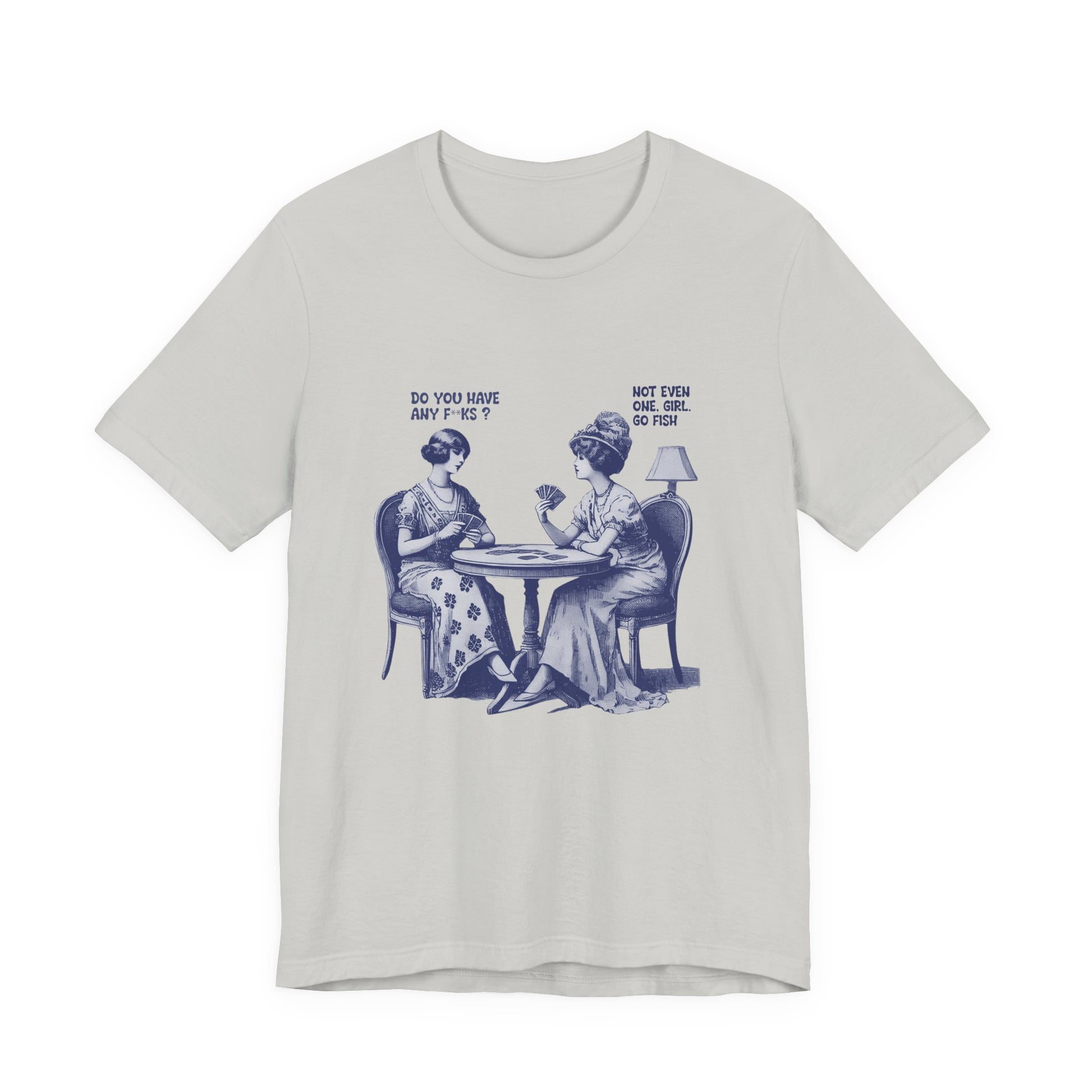 Funny Card Playing Tee, Card Playing Lovers Tee, Vintage Style Top - PopCultureByDesign36