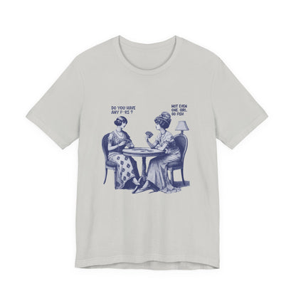 Funny Card Playing Tee, Card Playing Lovers Tee, Vintage Style Top - PopCultureByDesign36