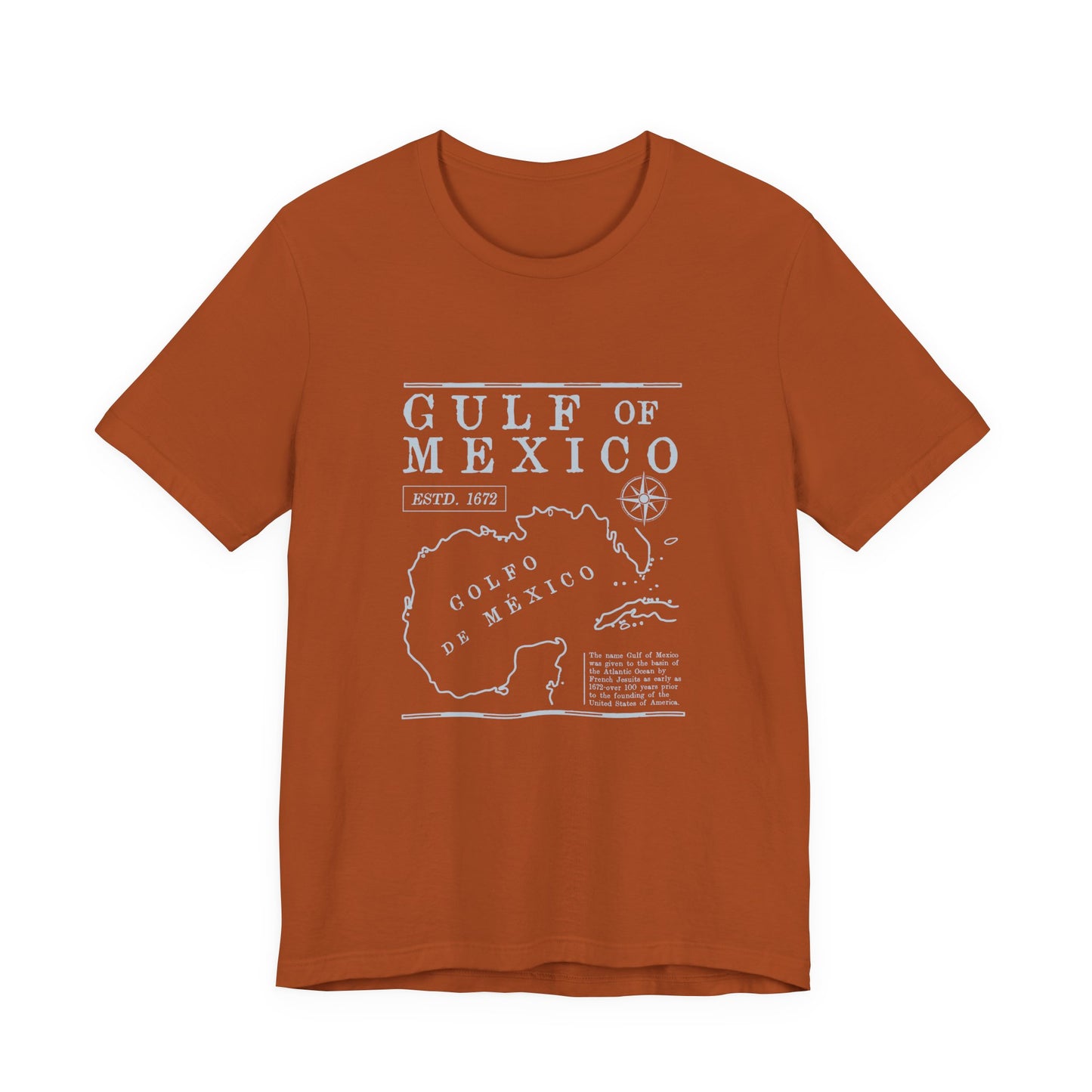 Gulf of Mexico Shirt, Gulf Coast Shirt, Historical Gulf of Mexico - PopCultureByDesign36