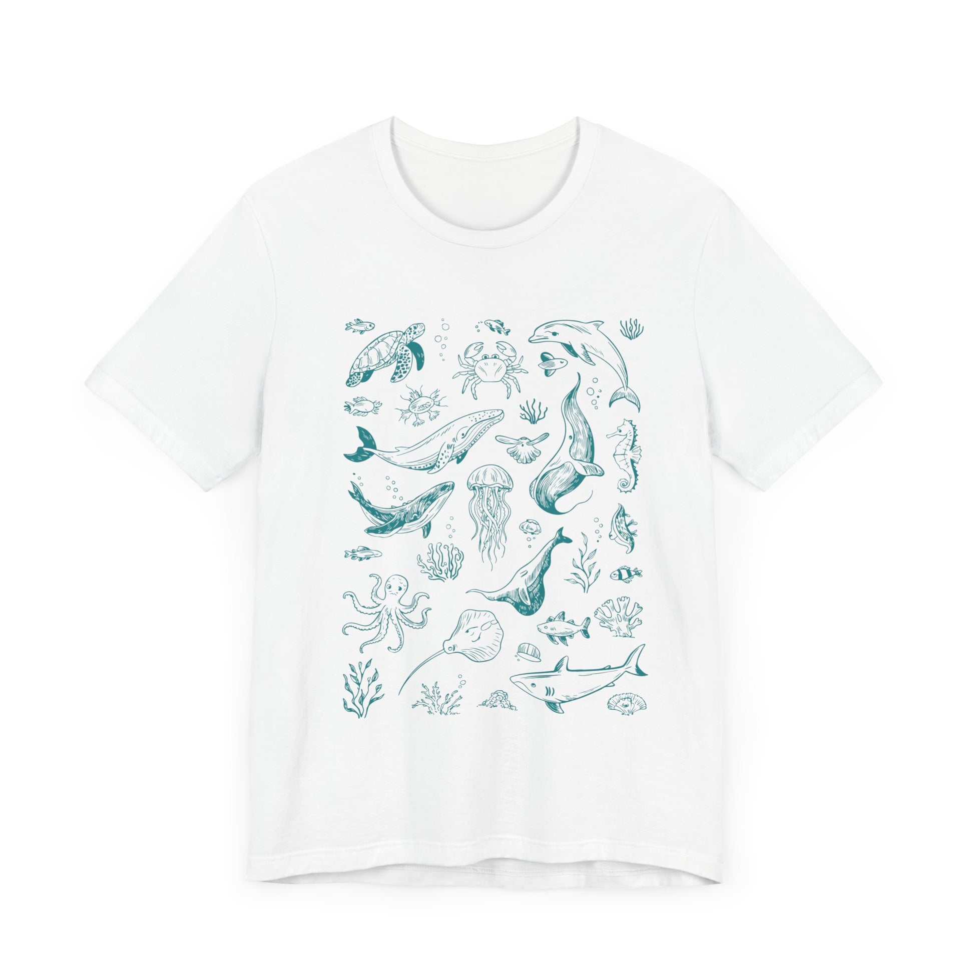 Vintage Ocean Tattoo Style T-Shirt, Retro Ocean Shirt, Ocean Shirt For Men - PopCultureByDesign36