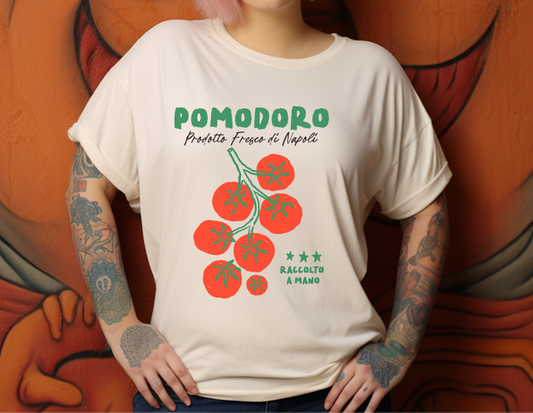Tomato Shirt, Tomato Girl Summer, Garden Shirt, Farmers Market Tshirt - PopCultureByDesign36