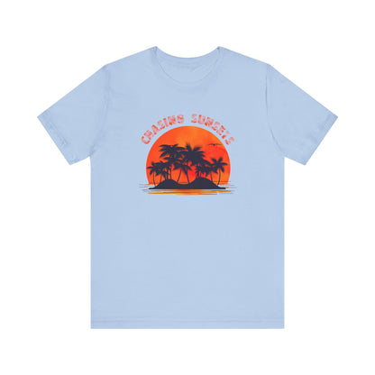Vintage Palm Tree Shirt, Chasing Sunsets T-Shirt, Nature Shirt, Palm Beach Shirt - PopCultureByDesign36