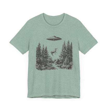 Ufo Cow Shirt, Retro T-Shirt, Vintage Cow Ufo TShirt, Ufo Graphic Tee - PopCultureByDesign36