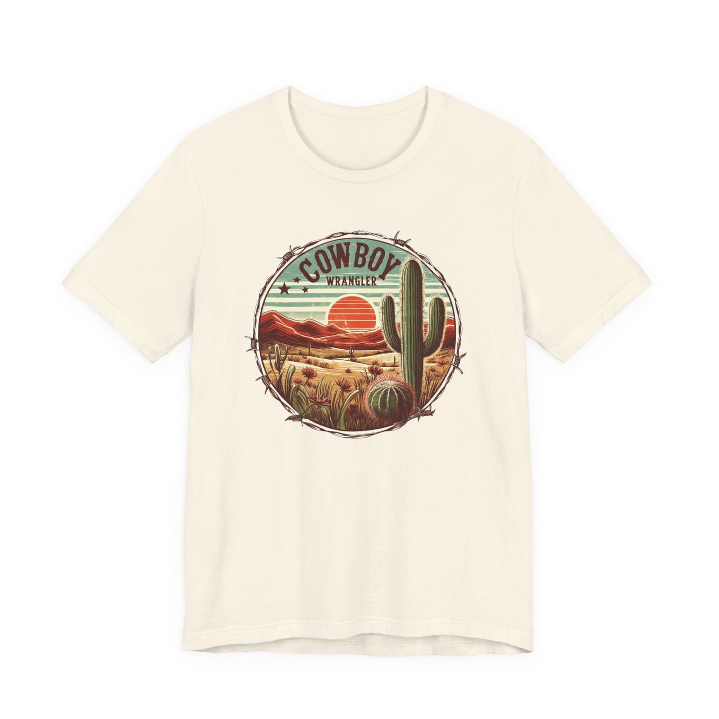 Cowboy Wrangler Shirt, Texas Shirt, Country Music Shirt, Western Shirt - PopCultureByDesign36