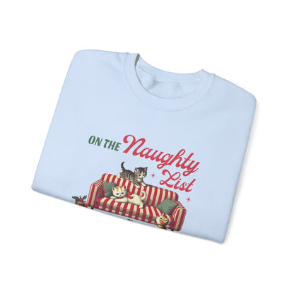 Cat Christmas Sweater, Christmas Cat Sweatshirt, Kitten Christmas Shirt - PopCultureByDesign36