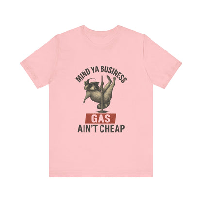 Funny Raccoon Pole Dancing Unisex Tee, Humorous Graphic Tee, - PopCultureByDesign36