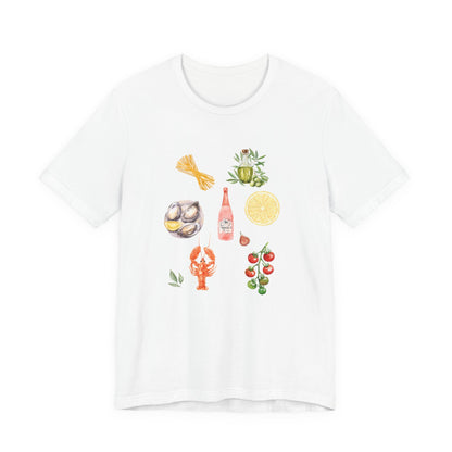 Italia Shirt, Coastal Grandma, Italian Summer Meal Tee - PopCultureByDesign36