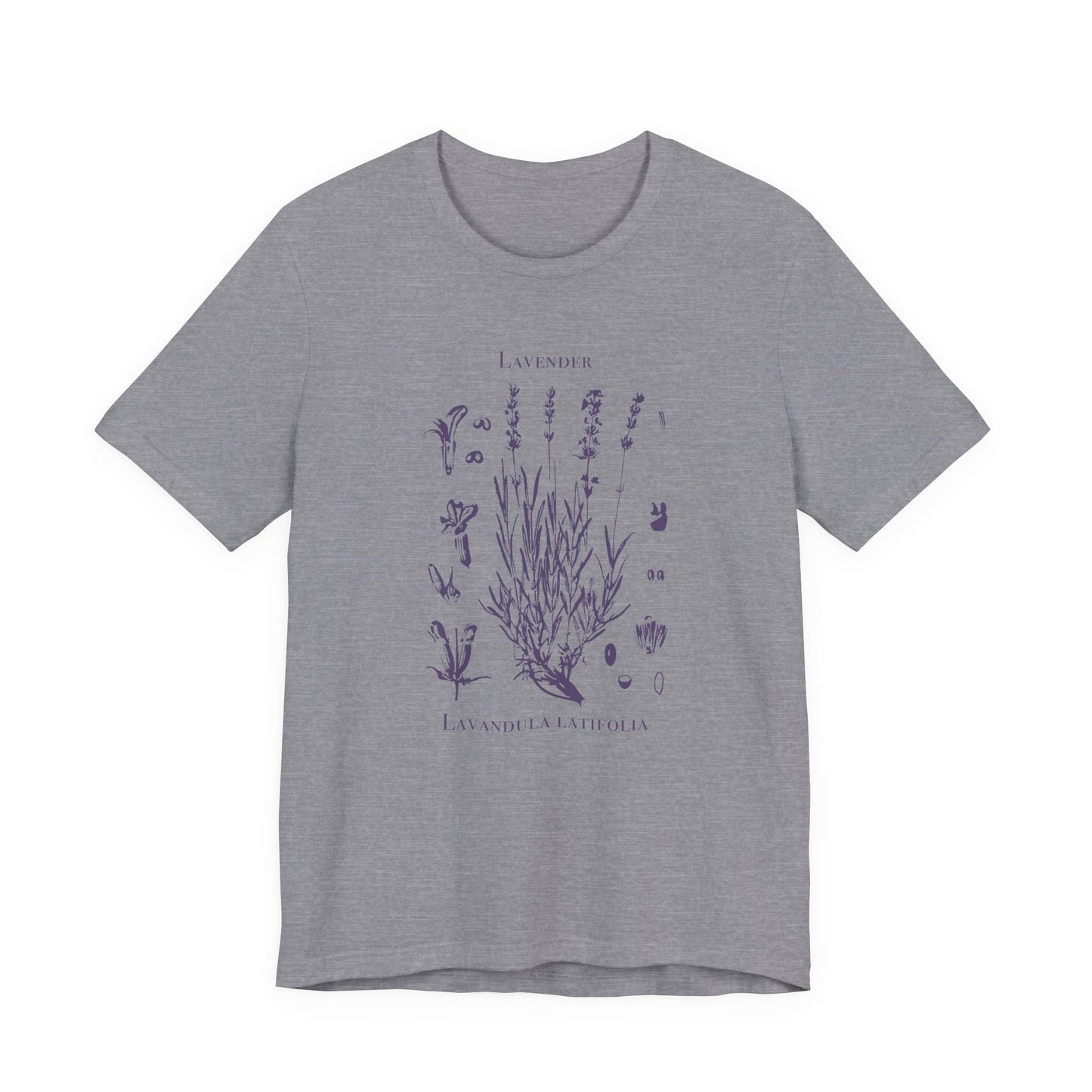 Retro Lavender Adult Shirt, Wildflowers Nature Shirt, Botanical Shirt - PopCultureByDesign36