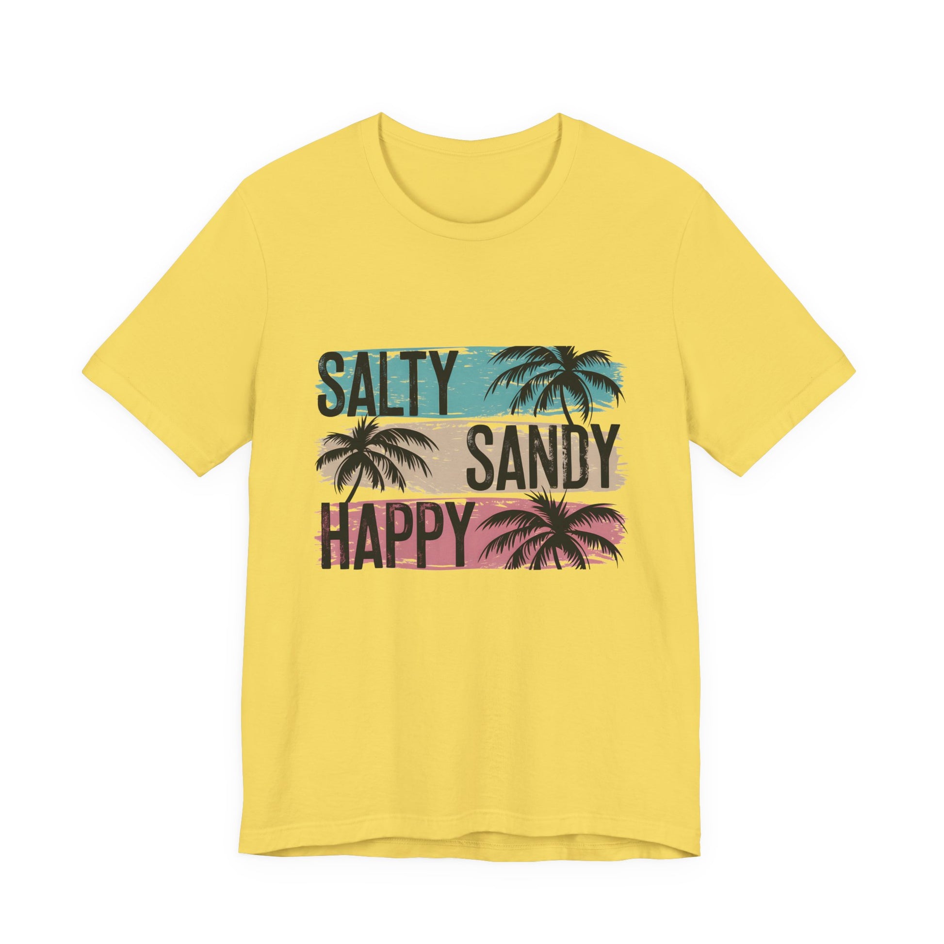 Salty Sandy Happy T-Shirt, Sandy Toes Salty Breeze Tee - PopCultureByDesign36