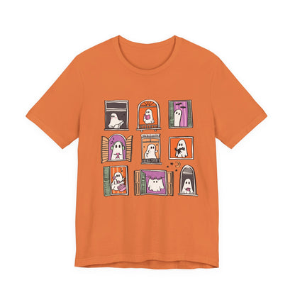 Ghostly Frames T-Shirt, Halloween Tee, Spooky Shirt - PopCultureByDesign36