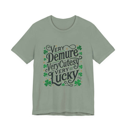 St Patrick's Day Tee, Irish Shamrock Tee, Feeling Lucky St Paddy's Shirt - PopCultureByDesign36