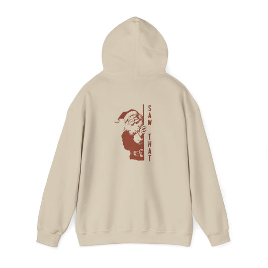 Christmas Santa Hoodie, Cozy Holiday Sweatshirt, Funny Santa Hoodie - PopCultureByDesign36