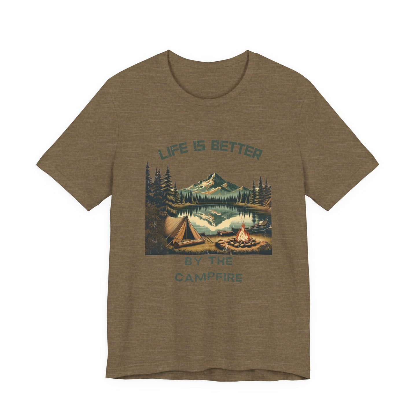 Camping by the lake, Camping shirt, Adventure shirt, Outdoor shirt - PopCultureByDesign36