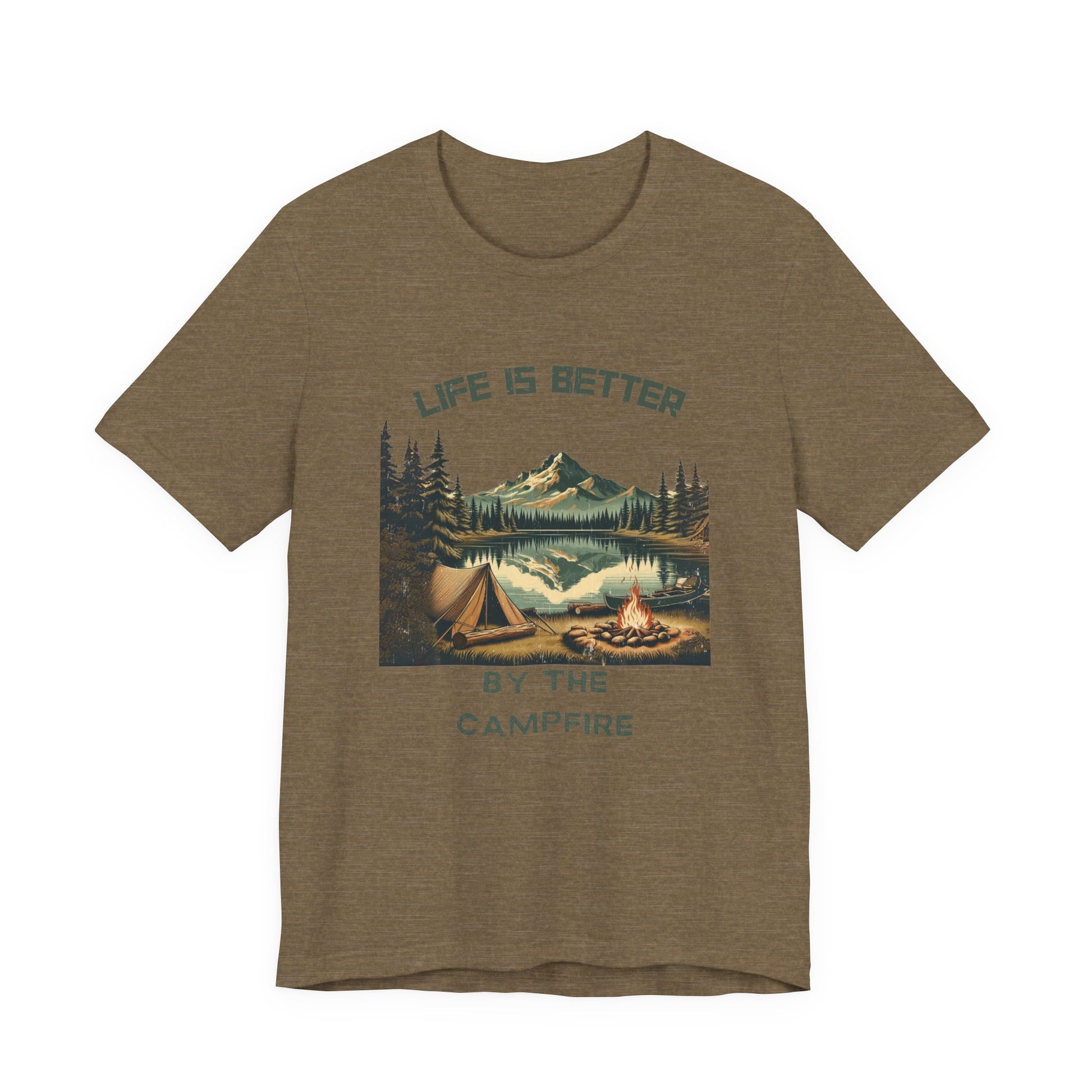Camping by the lake, Camping shirt, Adventure shirt, Outdoor shirt - PopCultureByDesign36