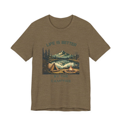 Camping by the lake, Camping shirt, Adventure shirt, Outdoor shirt - PopCultureByDesign36
