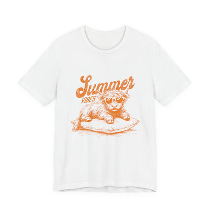 Summer Vibes Highland Cow Shirt, Western Shirt, Cow Shirt - PopCultureByDesign36