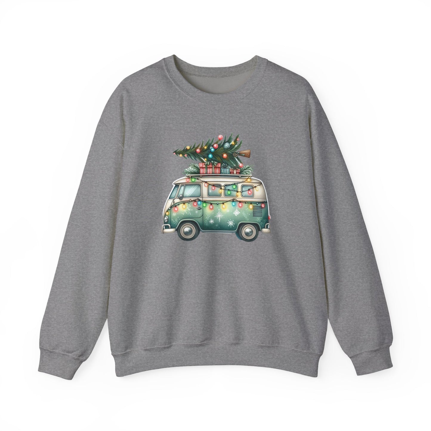 Jingle All The Way Sweatshirt, Christmas Family Sweater, Christmas Van Sweatshirt - PopCultureByDesign36