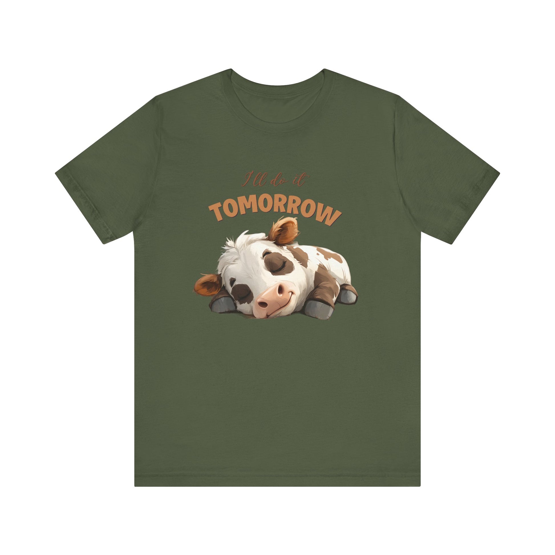I'll do it tomorrow, Funny Cow shirt, Cow shirt, Cute Cow shirt - PopCultureByDesign36