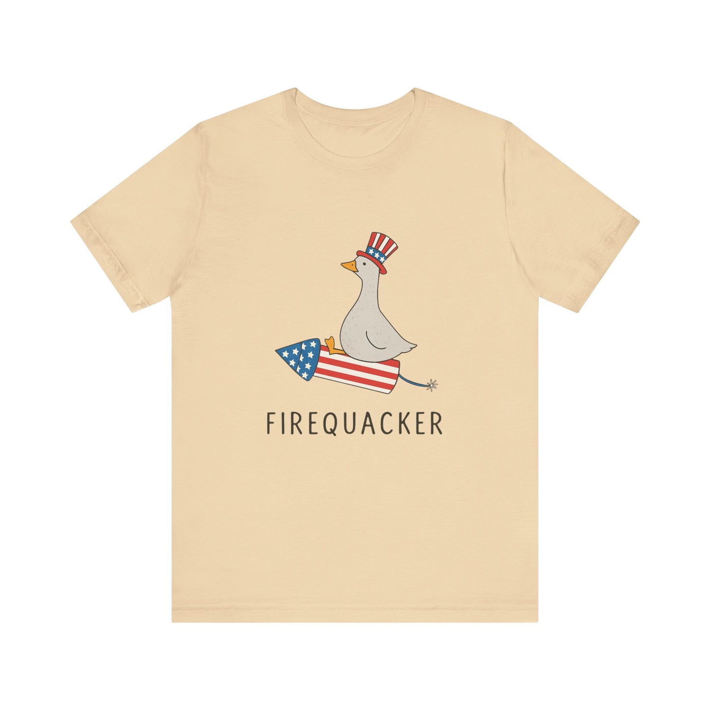 Firequacker Shirt, Funny Fourth Of July Shirt, Funny Goose Shirt - PopCultureByDesign36