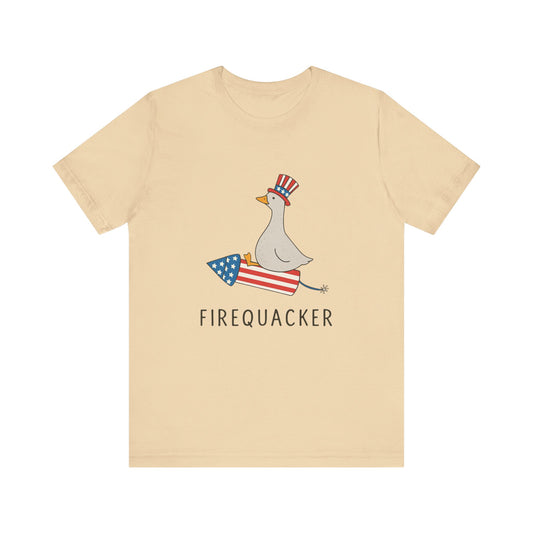 Firequacker Shirt, Funny Fourth Of July Shirt, Funny Goose Shirt - PopCultureByDesign36