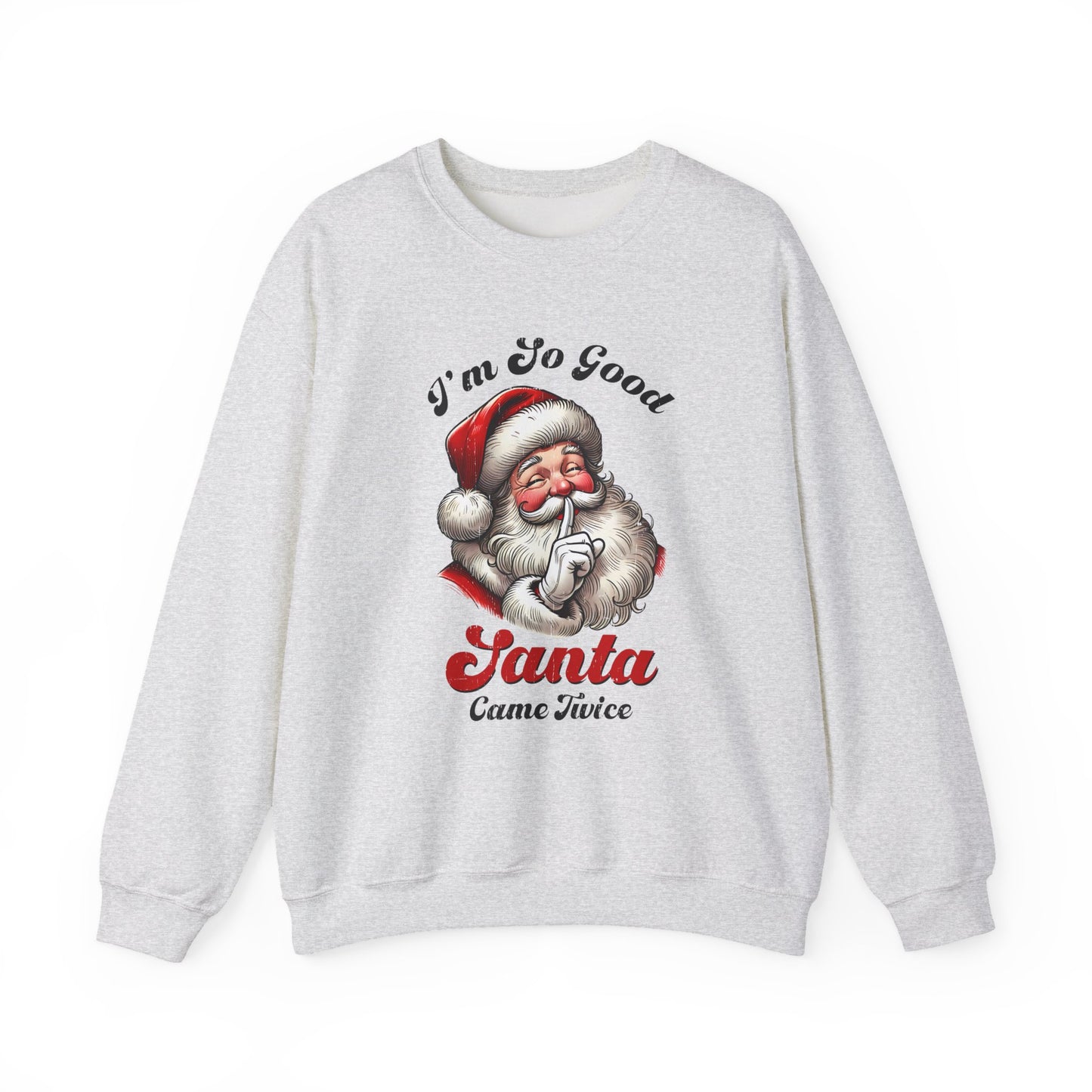 Funny Santa Sweatshirt, Women Ugly Christmas Sweatshirt, Holiday Sweatshirt - PopCultureByDesign36
