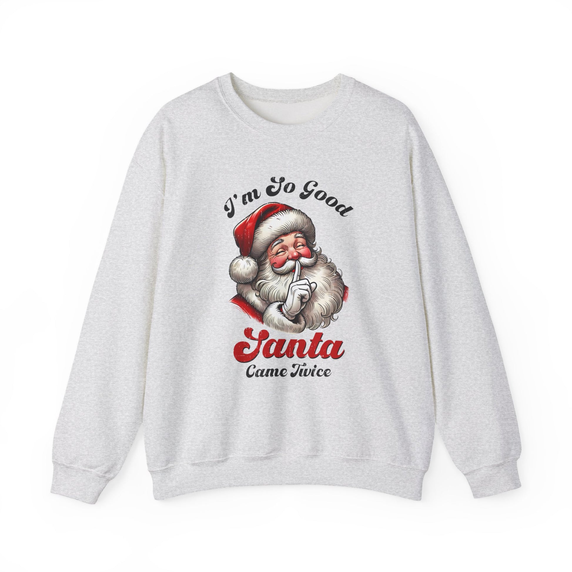 Funny Santa Sweatshirt, Women Ugly Christmas Sweatshirt, Holiday Sweatshirt - PopCultureByDesign36