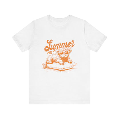 Summer Vibes Highland Cow Shirt, Western Shirt, Cow Shirt - PopCultureByDesign36