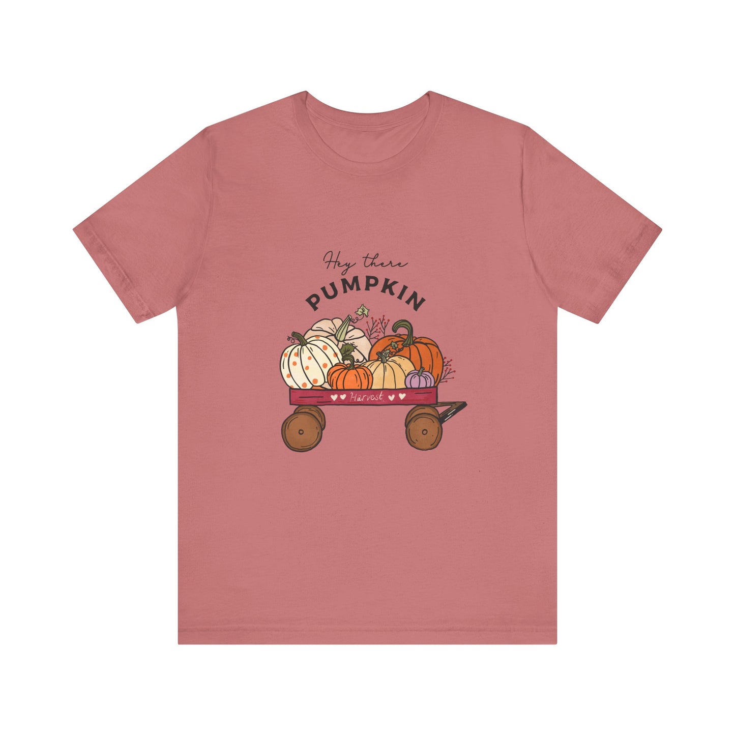 Hey There Pumpkin Unisex Tee, Autumn Halloween Pumpkin T-Shirt - PopCultureByDesign36