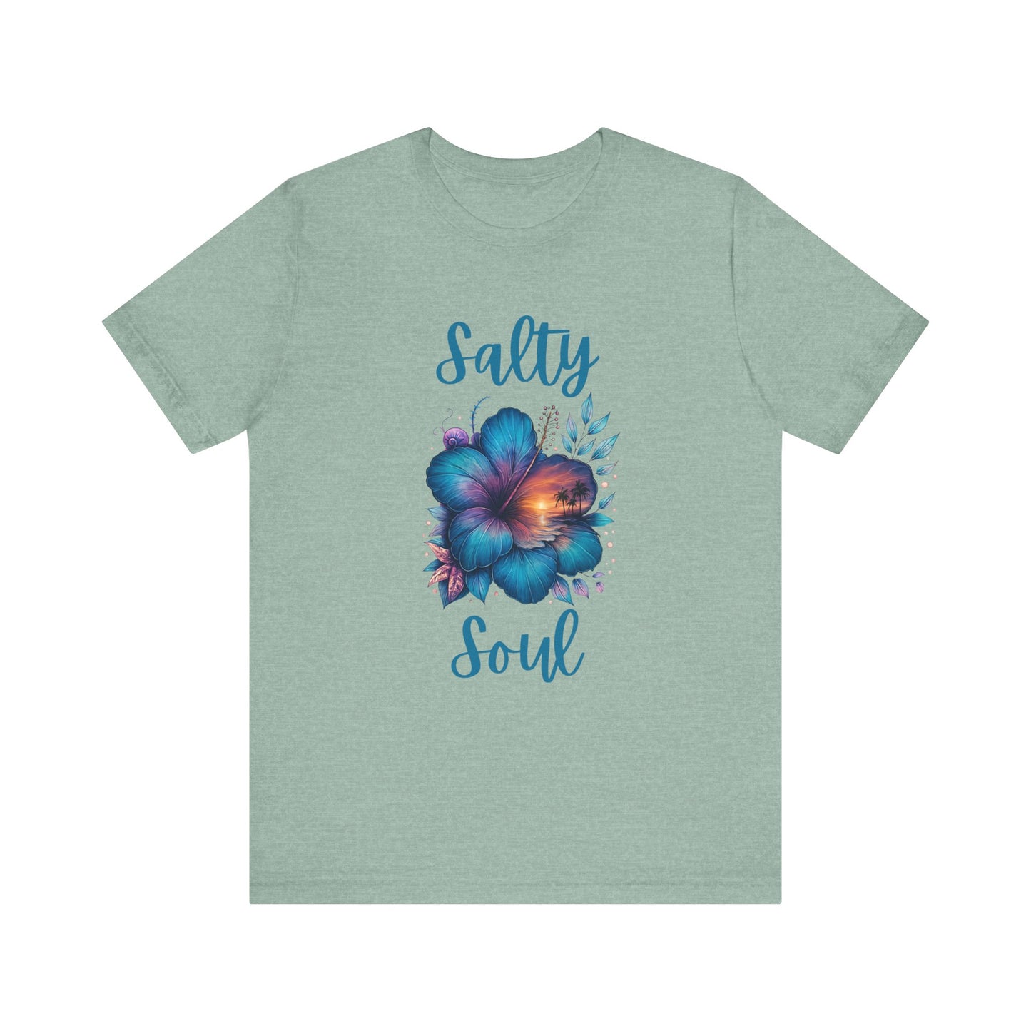Summer Salty Soul T-shirt, Trendy Summer Shirt, Retro Summer T-shirt - PopCultureByDesign36