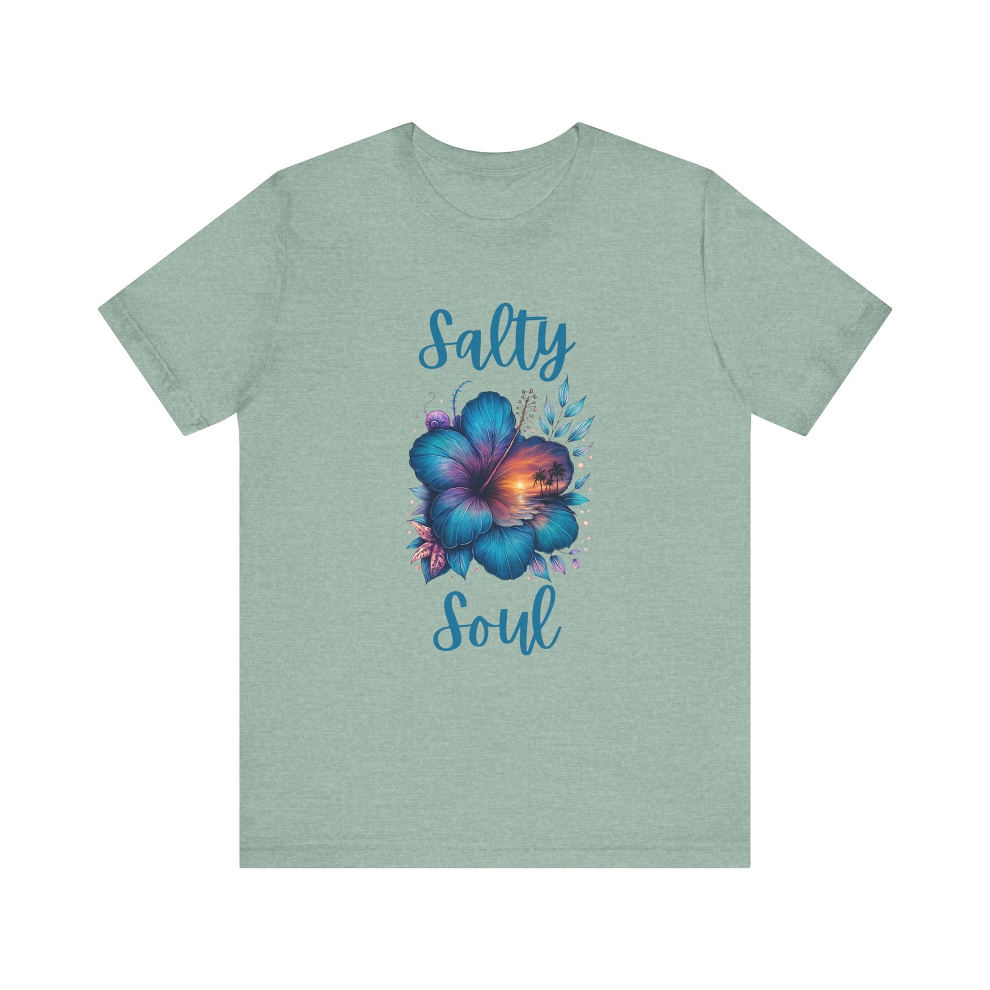 Summer Salty Soul T-shirt, Trendy Summer Shirt, Retro Summer T-shirt - PopCultureByDesign36