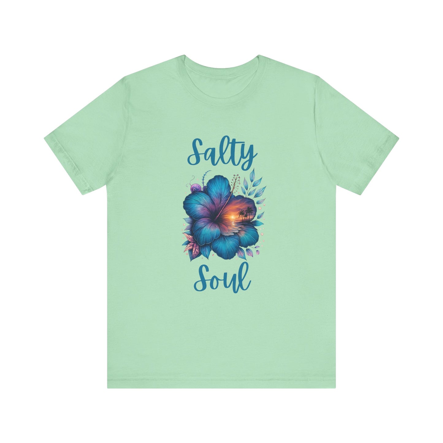 Summer Salty Soul T-shirt, Trendy Summer Shirt, Retro Summer T-shirt - PopCultureByDesign36