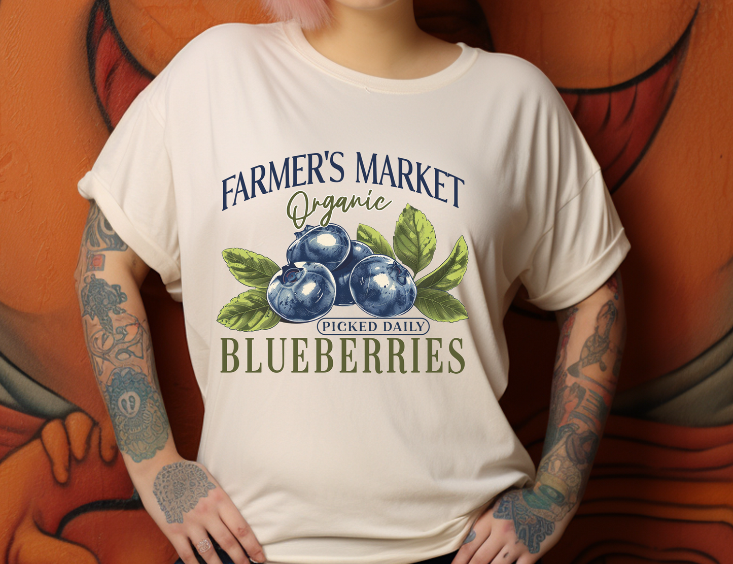 Fruit Farm Shirt, Blueberry Shirt, Cottagecore Berry Tshirt, Summer Fruit Shirt - PopCultureByDesign36