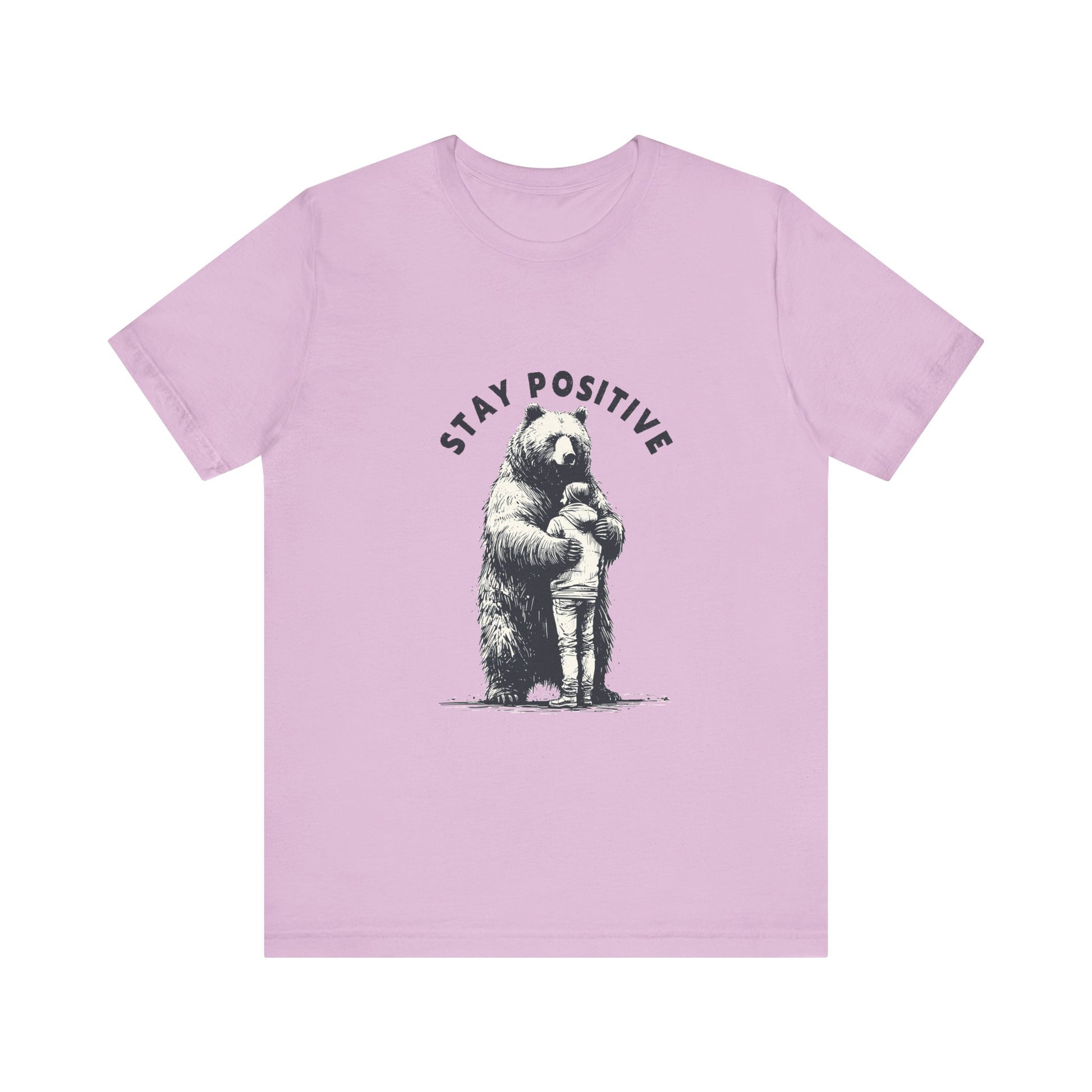 Stay Positive Bear Hug Shirt, Mental Health Shirt, Bear Hug Tee - PopCultureByDesign36