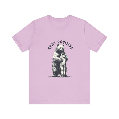 Stay Positive Bear Hug Shirt, Mental Health Shirt, Bear Hug Tee - PopCultureByDesign36